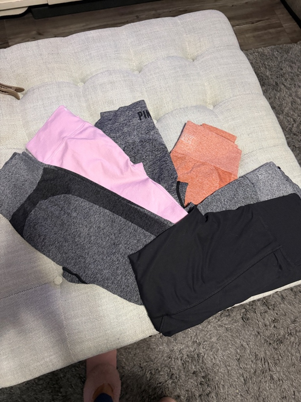 PINK Victoria's Secret Girls' Multi-Color Active Leggings Set